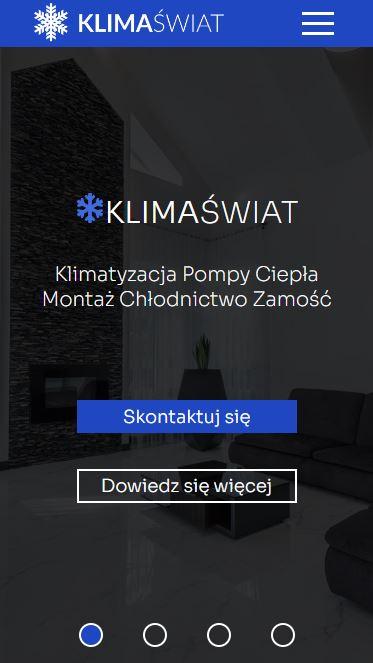 Klima Świat Home page snippet